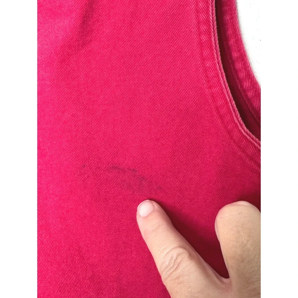 Vintage OshKosh Pink Denim Jumper Dress‎ 2T